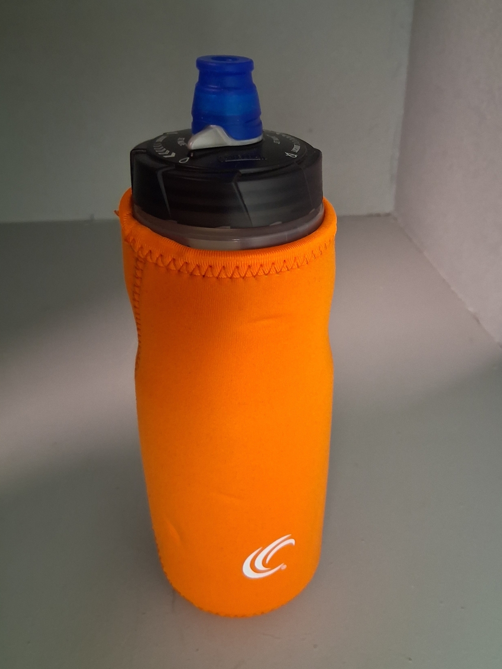 CamelBak Podium 21 oz Bike Water Bottle Orange Insulated Sleeve Squirt Cap